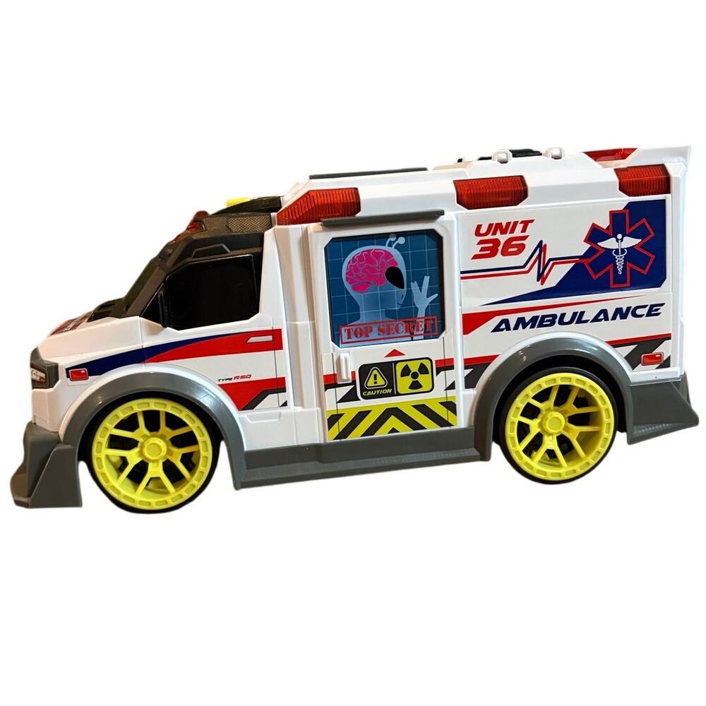 Dickie Ambulance 203307003 Light Up Van Truck Sirens Toy Kids Play